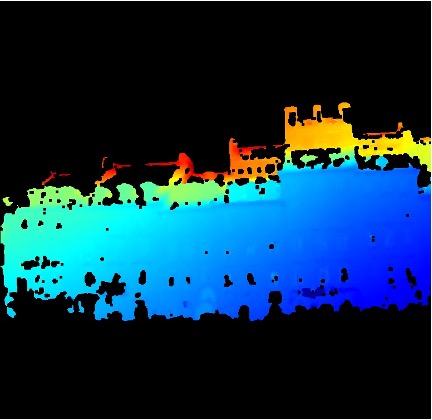 MegaDepth filtering result for transient object example